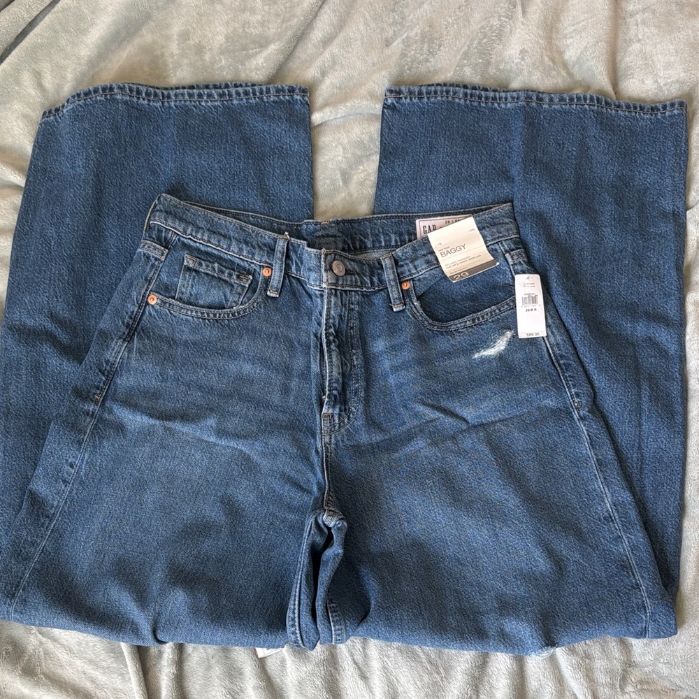 GAP Mid Ride Baggy Jeans